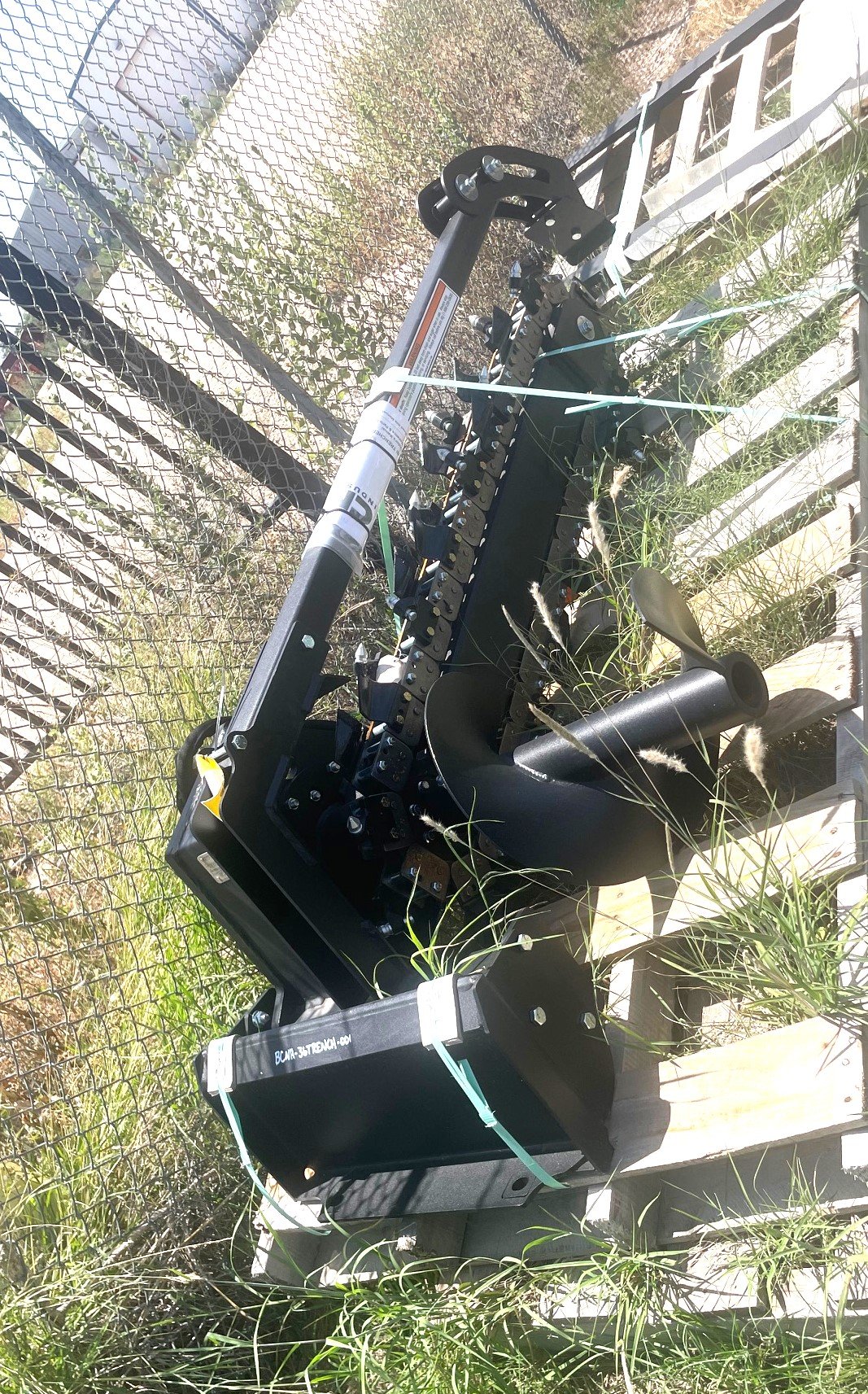 36" X 6" MINI TRENCHER W/ BULLET TEETH-image