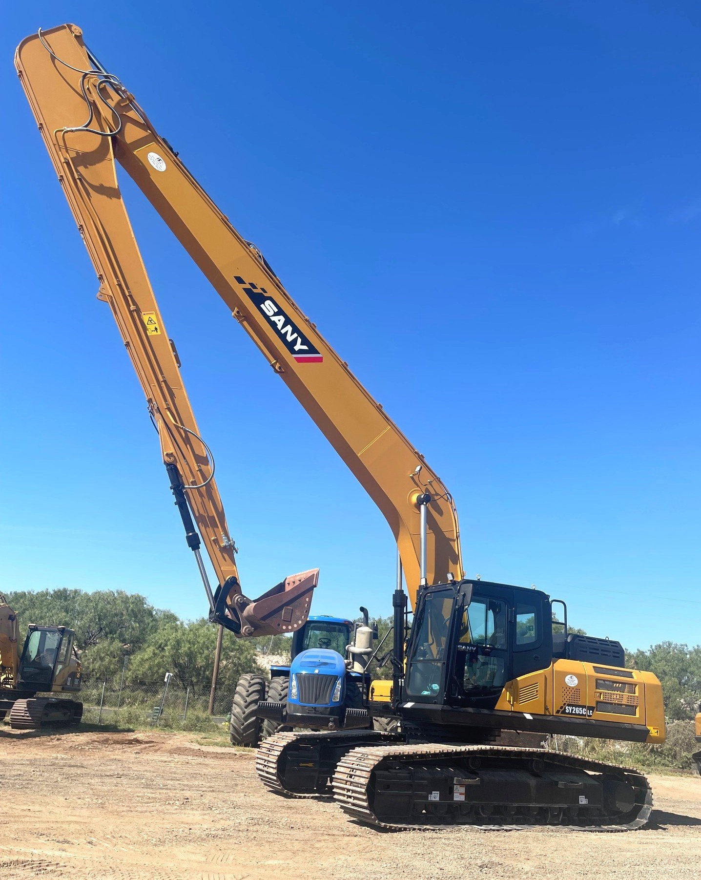 2024 SY265C LONG REACH EXCAVATOR (3728) AVAILABLE FOR RENT-image
